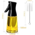 thumbnail image 2 of Oil Sprayer for Cooking, 180ml Glass Olive Oil Sprayer Bottle with Brush, Thick Glass, Large Range, Strong Spray Force, Kitchen Gadgets Accessories for Air Fryer, 2 of 4
