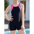 thumbnail image 5 of Charmo Girls One Piece Swimsuit Boyleg Athletic Bathing Suit Training Swimwear Size 8-16, 5 of 9