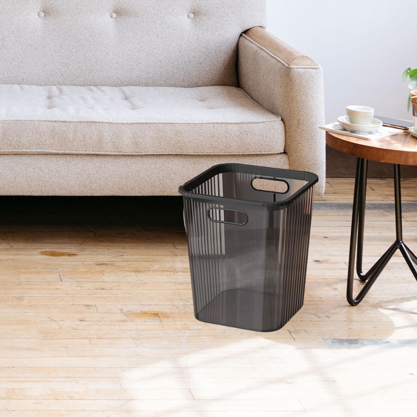 TISHITA Dustbin Bedroom Trash Can Open Top Large Capacity Wastebasket Office Garbage Bin for Bathroom Office Kids Room Dressing Table S