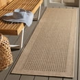 thumbnail image 2 of SAFAVIEH Sisal Performance Arthur Solid Indoor/Outdoor Runner Rug, Natural/Beige, 2'2" x 8', 2 of 16