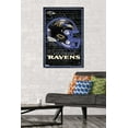 thumbnail image 3 of NFL Baltimore Ravens - Neon Helmet 23 Wall Poster, 22.375" x 34", 3 of 4