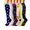 6Pairs-Assorted2, variant on 3 Pairs Copper Compression Socks for Women & Men Circulation (15-20 mmHg), Best Relief for Medical, Running, Nursing