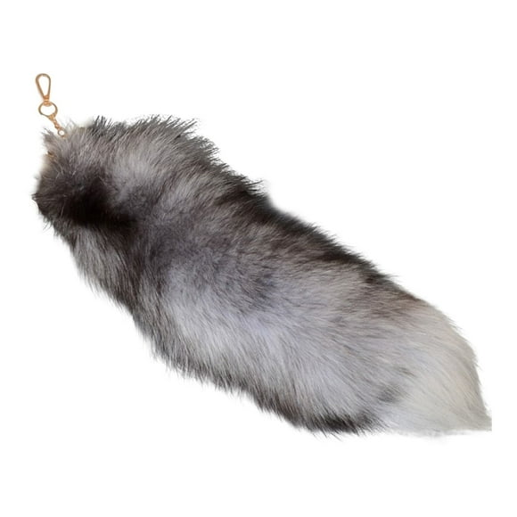 Keychains Long 3D Cute Tail Keychain Pendant Women Key Ring Holder Pompoms Key Chains Fashionable Hairy Tail