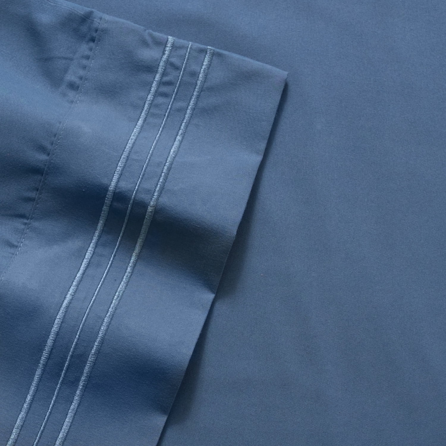 Sweet Home Collection 1800 Series Bed Sheets - Extra Soft Microfiber Deep Pocket Sheet Set - Denim, Queen