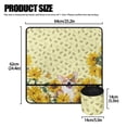 thumbnail image 5 of HELLHERO Sewing Machine Mat Sewing Accessories Sunflower & Corgi Design Removable Storage Bag Foldable to Keep Sewing Accessories Sew Machine Pad, 5 of 5