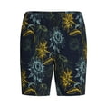 thumbnail image 4 of Wukai Sunflowers Men’s Short Pajama Pants With Pockets Soft Sleep Pj Shorts for Men-, 4 of 6