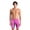 Shocking Pink Multi-Black, variant on Men's Tie-Dye Swim Jammer