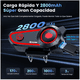 thumbnail image 3 of Audífonos Para Casco  Bloosom De Motos Bluetooth5.2 Impermeables Ipx7 Negro, 3 of 4