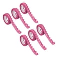 thumbnail image 1 of Unique Bargains 0.6' Wide 2 Yards Self-Adhesive Lace Tape Ribbon Stickers Masking Cotton Decorative for Craft, Rose Red 6 Pack, 1 of 8