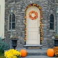 thumbnail image 5 of Artificial Fall Wreath 18 Inch - Autumn Thanksgiving Front Door Wreath with Pumpkins, Maple Leaves, Pine Cones for Indoor Outdoor Harvest Home Decor, 5 of 8