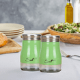 thumbnail image 5 of Salero y pimentero de acero inoxidable con fondo de cristal, accesorios de cocina modernos, 5 of 5