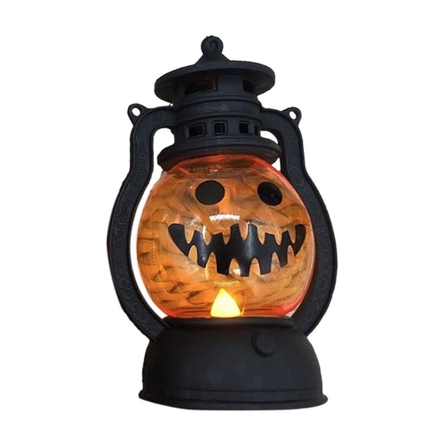 Cheapark Vintage Electroplated Pumpkin Lights And Easter Plastic Electronic Candles For Decoration
