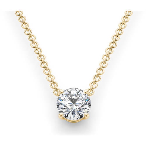 Imperial 1/3 Carat T.W. Diamond Solitaire 14kt Yellow Gold Necklace (SI)