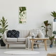 thumbnail image 2 of Tropical Monstera Leaf Shapes Botanical & Floral Graphic Art White Framed Art Print Wall Art, 2 of 7