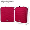 thumbnail image 2 of Coofit CD Case 160 Capacity Nylon Heavy Duty DVD Holder CD Organizer CD Storage Case, 2 of 10