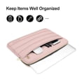 thumbnail image 2 of Funda para portátil MOSISO de 17.3 pulgadas con funda de poliéster acolchada, rosa, 2 of 6