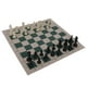 thumbnail image 1 of Juego de ajedrez portátil Juguete de viaje con bandolera enrollable - 34.5 X, 1 of 9