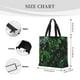 thumbnail image 3 of Fotbe Lush Foliage Green Plant Bolsa Tote con Estampado para Mujer, Bolsos con Cremallera, Bolsa de Hombro Casual de Gran Capacidad con Bolsillos Internos, 3 of 7