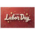thumbnail image 6 of Decorative Stars Happy Labor Day Banner Red Background Holiday Decoration for Indoor Event Office Party, 6 of 8