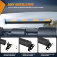 thumbnail image 2 of Nilight 144 LED Interior Windshield Flashing Light Bar with Digital Controller, Amber Blue LED Visibility Light Bar for 12V-24V Cars, Pickup Trucks, SUVs, Vans, Trailers, UTVs and ATVs, 2 of 9