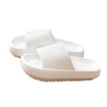 thumbnail image 4 of Zapatillas de baño de 4 cm de grosor, suela suave, textura antideslizante, de plástico EVA, ligeras, para ducha, color blanco, talla 38 a 39, 4 of 12