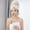 White, variant on HongHeng Clearance Under $2.00 Dry Hair Cap Female New Super Absorbent Adult Hair Drying Towel Absorbent Drying Wipe Head Long Hair