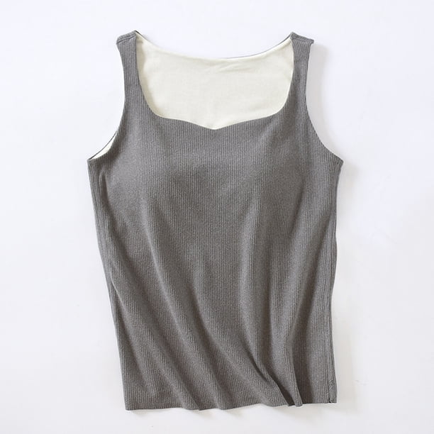 Ropa interior térmica para mujer, color liso, manga larga, cuello en V, con copa acolchada, pijama para el hogar, pijama de poliéster para mujer.