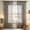 Gray-GY, variant on MMJ Sheer Curtains Gold Foil Star Print Semi Sheer Panel Light Filtering Rod Pocket Window Drape Living Room Decor 35.43x84.25in