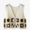 thumbnail image 1 of Fall Cameland Cardigan de Mode pour Femmes Haut Sans Manches Tricoté Fin et Ample, 1 of 3