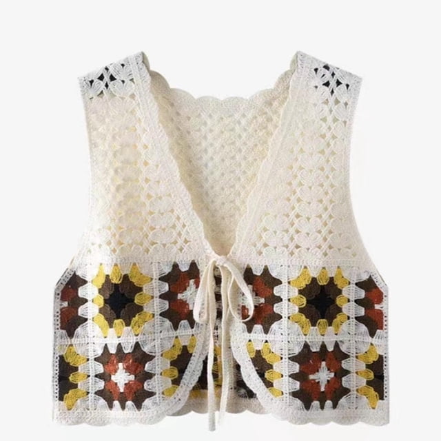 Fall Cameland Cardigan de Mode pour Femmes Haut Sans Manches Tricoté Fin et Ample