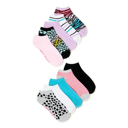 Betsey Johnson Women's Low Cut Socks, 10-Pack