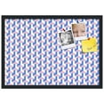 thumbnail image 2 of PinPix 27x19 Custom Cork Bulletin Board Baus Blue Pink Poster Board Has a Fabric Style Canvas Finish, Framed in Baus Blue Pink, by ArtToFrames (PinPix-1627), 2 of 5