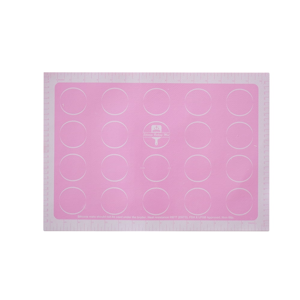 J&J Silicone Baking Mat, NonStick Pastry Mat, Measurement Fondant Mat