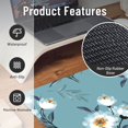 thumbnail image 2 of XMXT Non-Slip Gaming Mouse Pad, Flower Realistic Print Mousepad Computer Keyboard Mats Desk Pads Office Decor Accessories, 15.8"x29.5", 2 of 8