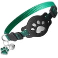 thumbnail image 2 of Cute Footprint Airtag Cat Collar Breakaway with Holder & Bell,Safety Buckle Kitten Collar with Apple Airtag Cat Collar Holder,Adjustable Classic Plaid for Girl Boy Cats, Pet Accessories,Gifts, 2 of 6