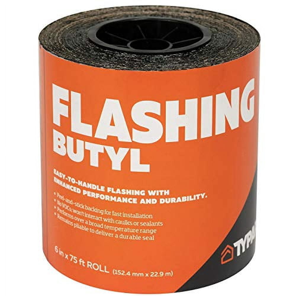 Typar Butyl Flashing Tape - 6" x 75'