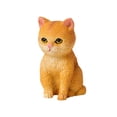 thumbnail image 2 of Dserhfy Cat Ornament Resin Statue Handmade Realistic Cat Figurine Home Office Desktop Living Room Decoration, 2 of 8