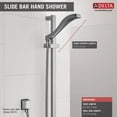 thumbnail image 7 of Delta 57051-BL 1.75 GPM Dryden Hand Shower Package - Black, 7 of 7
