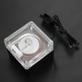 thumbnail image 1 of PU FS4 J Liquid Pump Pc Water Cooling Integrated Mute Support Cpu Water Cooling D 4 Pin 800L H Cooler Fans PWM Intelligent Control Speed Pc D5 with Mini RGB in Acrylic 5000 RPM, 1 of 8