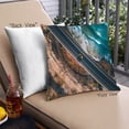 thumbnail image 1 of Ahgly Company Transportation Road Coussin d'Extérieur, 18 Pouces par 18 Pouces, 1 of 6