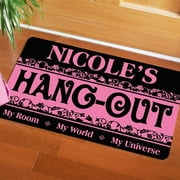 Personalized My Hangout Doormat, 17" x 27"