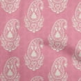 thumbnail image 1 of oneOone Georgette Viscose Pink2 Fabric Asian Paisley Fabric For Sewing Printed Craft Fabric By The Yard 42 Inch Wide, 1 of 5