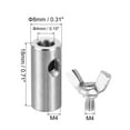 thumbnail image 2 of Unique Bargains 304 Stainless Steel 4mm Hole Wire Rope Clips, 2Pcs Wire Rope Clamp Fasteners Screws, Silver, 2 of 7