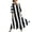 A Black, variant on Women's Dresses Women's V-Neck Striped Print Three-Quarter Sleeve Maxi Dress Bohemian Flowy Casual Black L