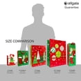 thumbnail image 4 of Allgala 12-PC (6 x4.75 inch) Premium Metallic Foil Hotstamping Chritmas Gift Bag-GP91030, 4 of 4