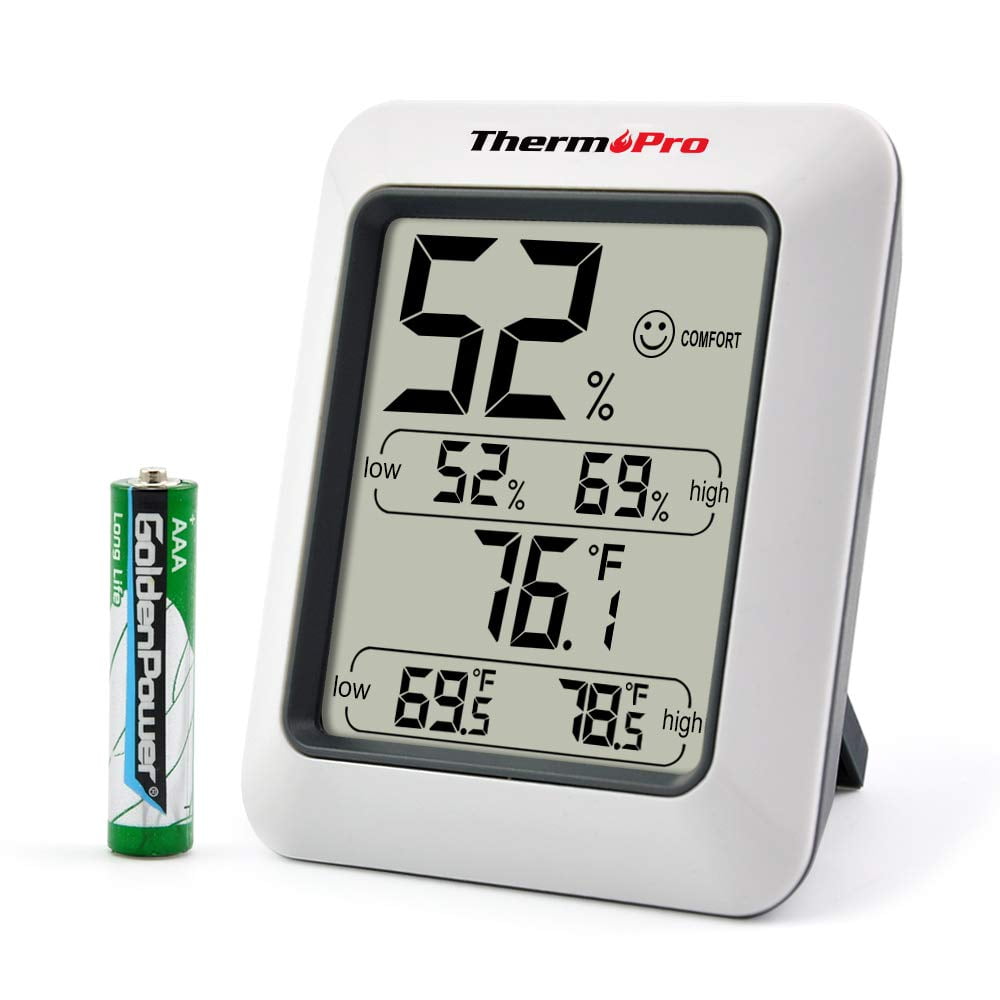 ThermoPro TP50 Indoor thermometer Humidity Monitor Weather Station with