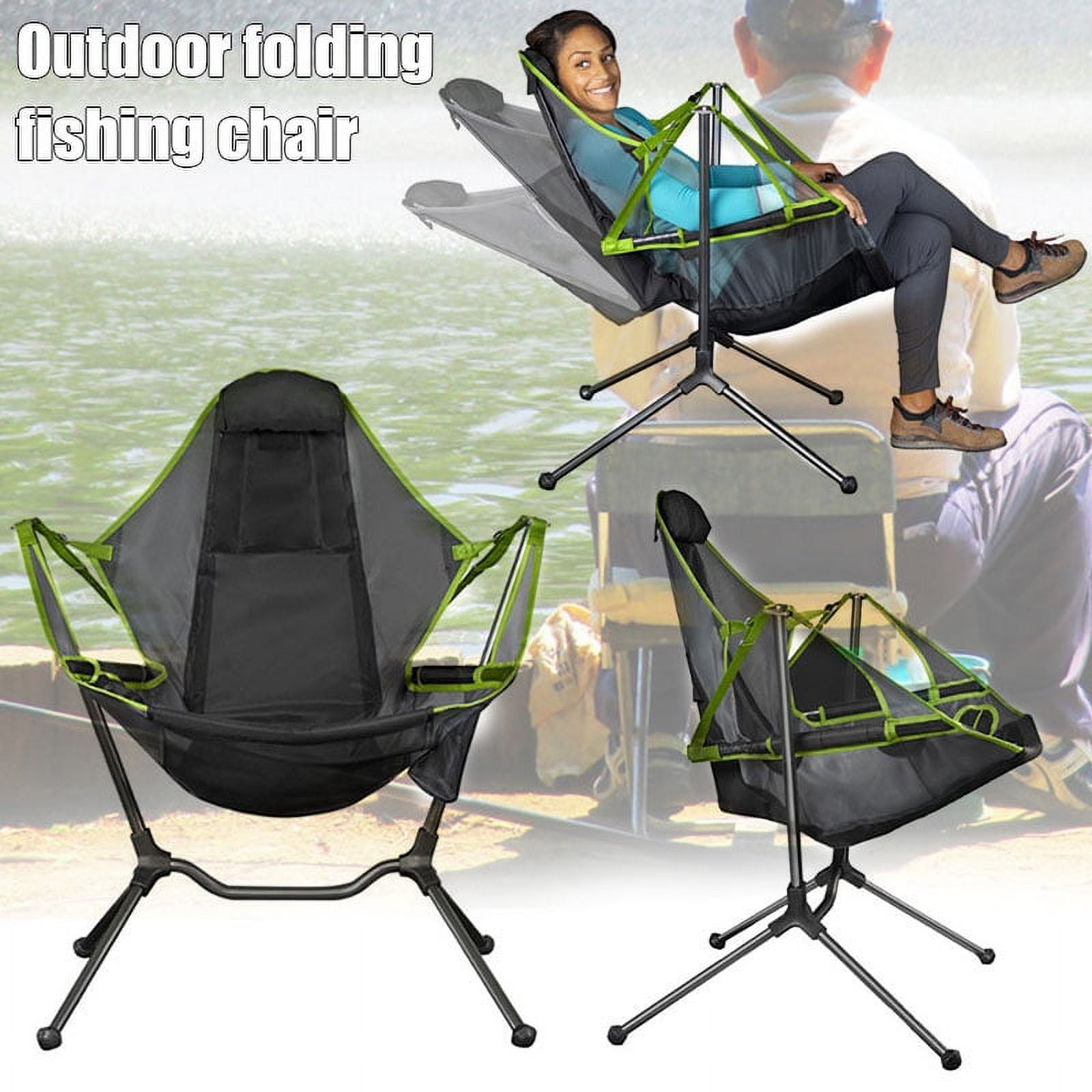 Reclining swinging camping chair hotsell