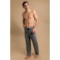 thumbnail image 3 of Men's Cottonique M17708 Latex Free Organic Cotton Drawstring Lounge Pant (Melange Grey L/XL), 3 of 5