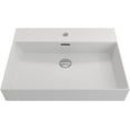 thumbnail image 3 of BOCCHI 1376-002-0126 Milano Wall-Mounted Bathroom Sink, Matte White, 3 of 7