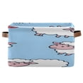 thumbnail image 2 of Sheep and Strawberries Square Storage Bins with Handles Collapsible Containing Box 2 Packs, 2 of 9